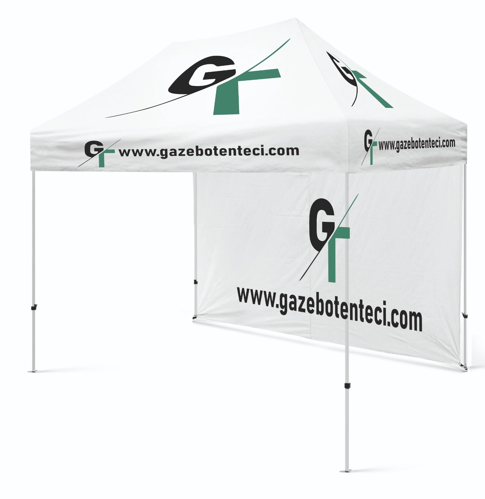 3×3 Baskılı Gazebo Tente