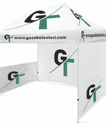 2x3 Baskılı Gazebo Tente